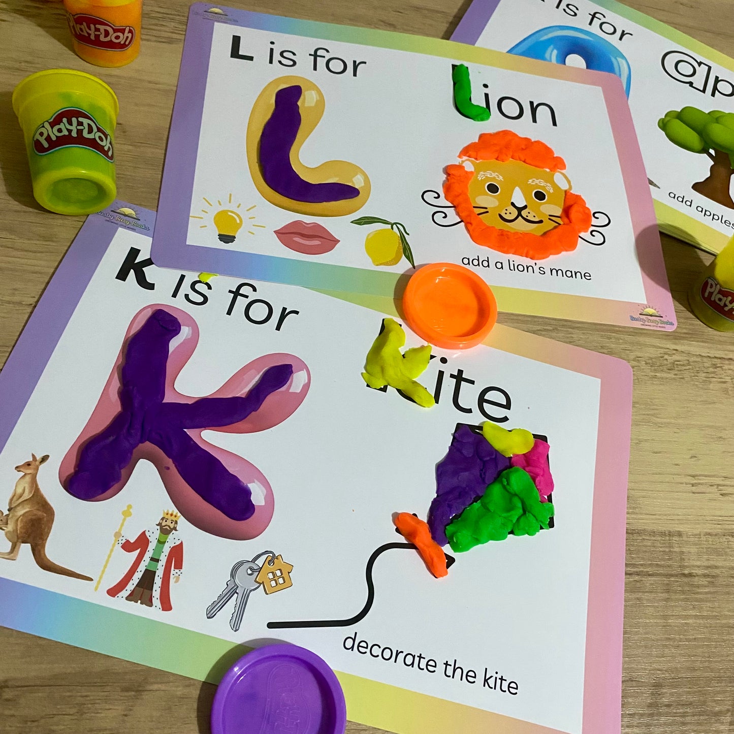 *NEW* Alphabet Playdough Mats