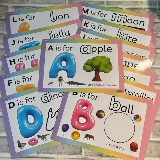 *NEW* Alphabet Playdough Mats