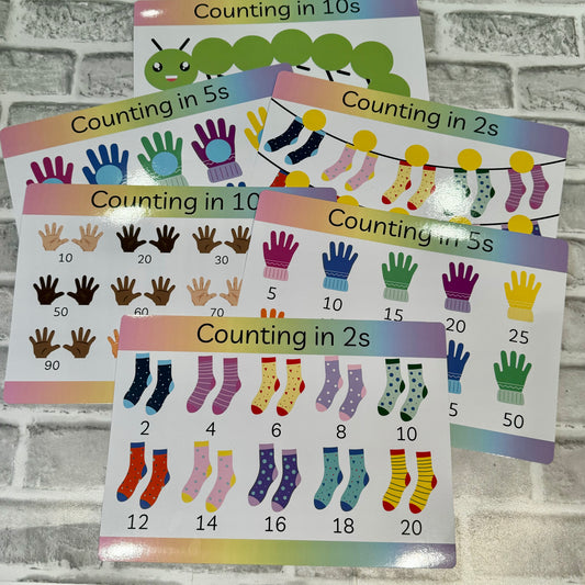 Counting in 2s, 5s and 10s