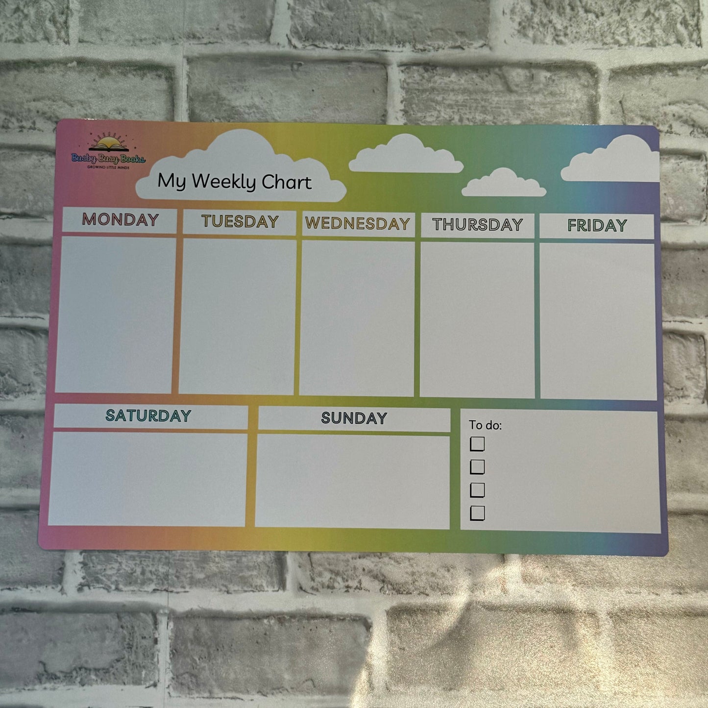 Weekly & Monthly Planner Organisation Chart