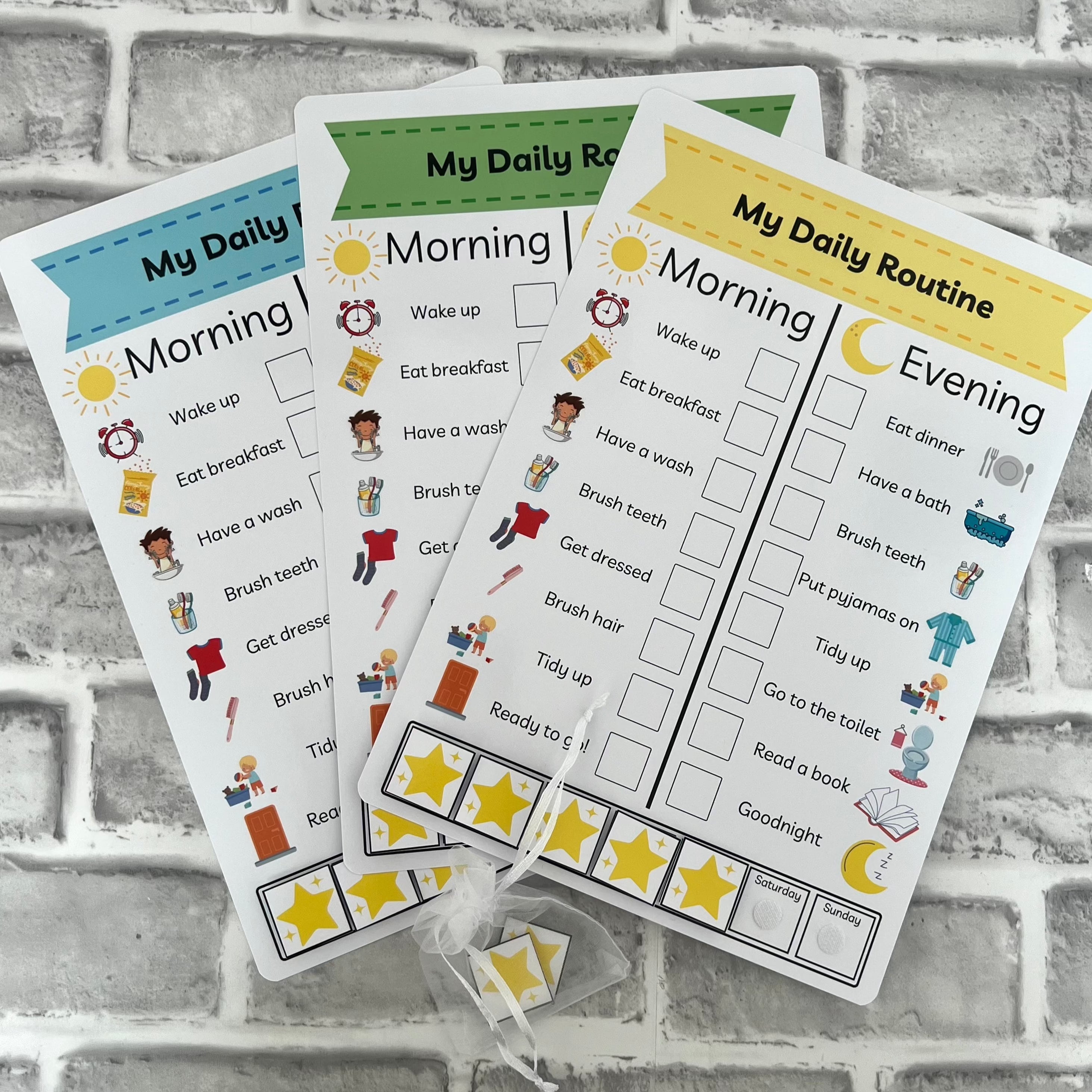 Daily Routine Chart – Busby Busy Books