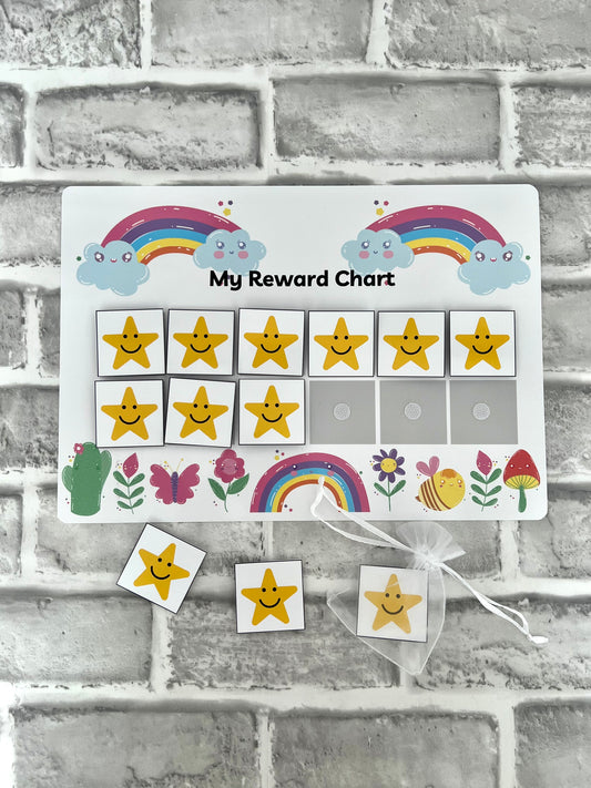 Reward Chart - Rainbow Theme
