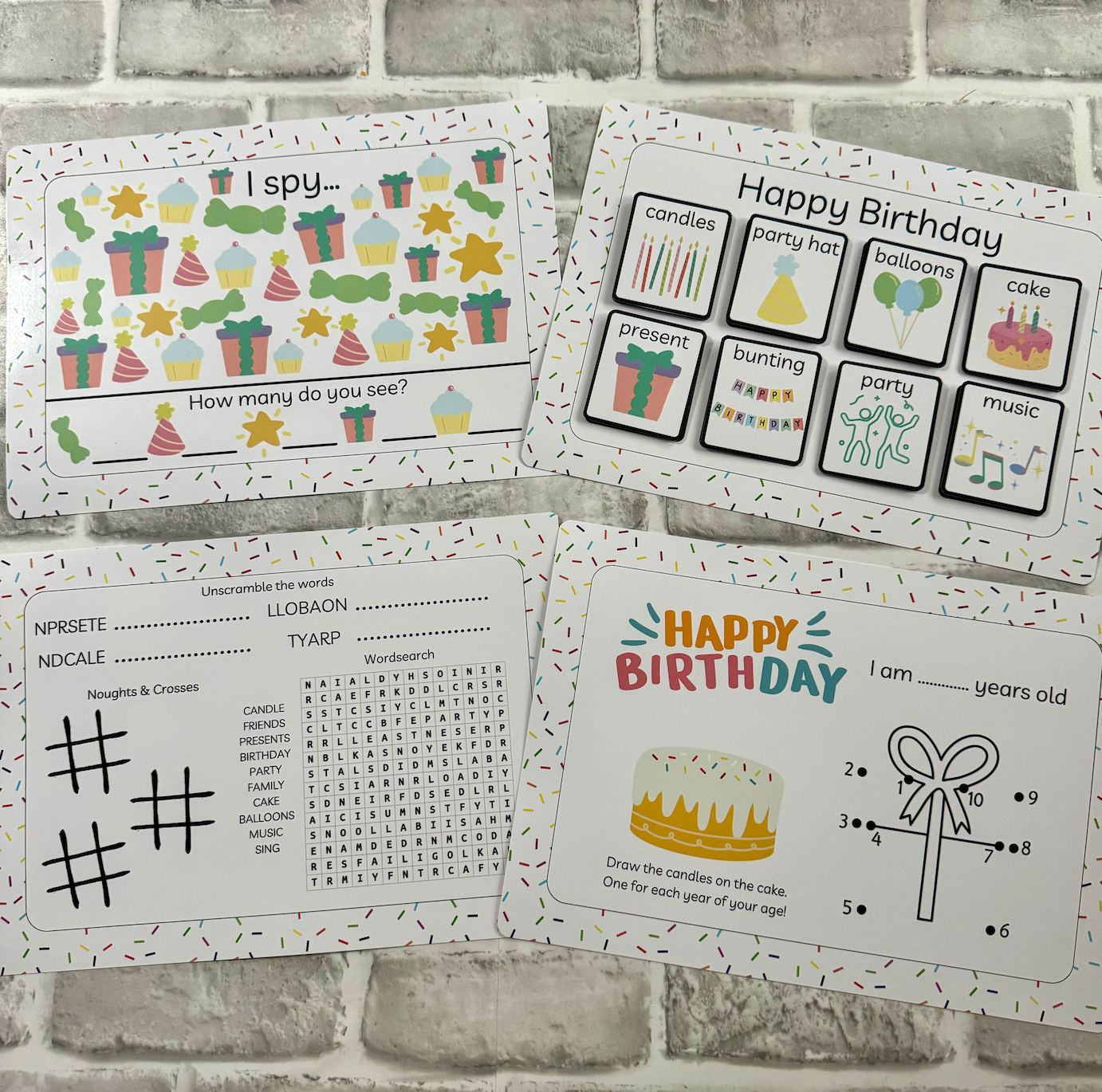 Birthday Activity Pack