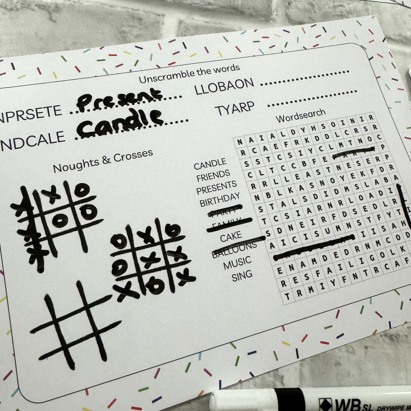 Birthday Activity Pack