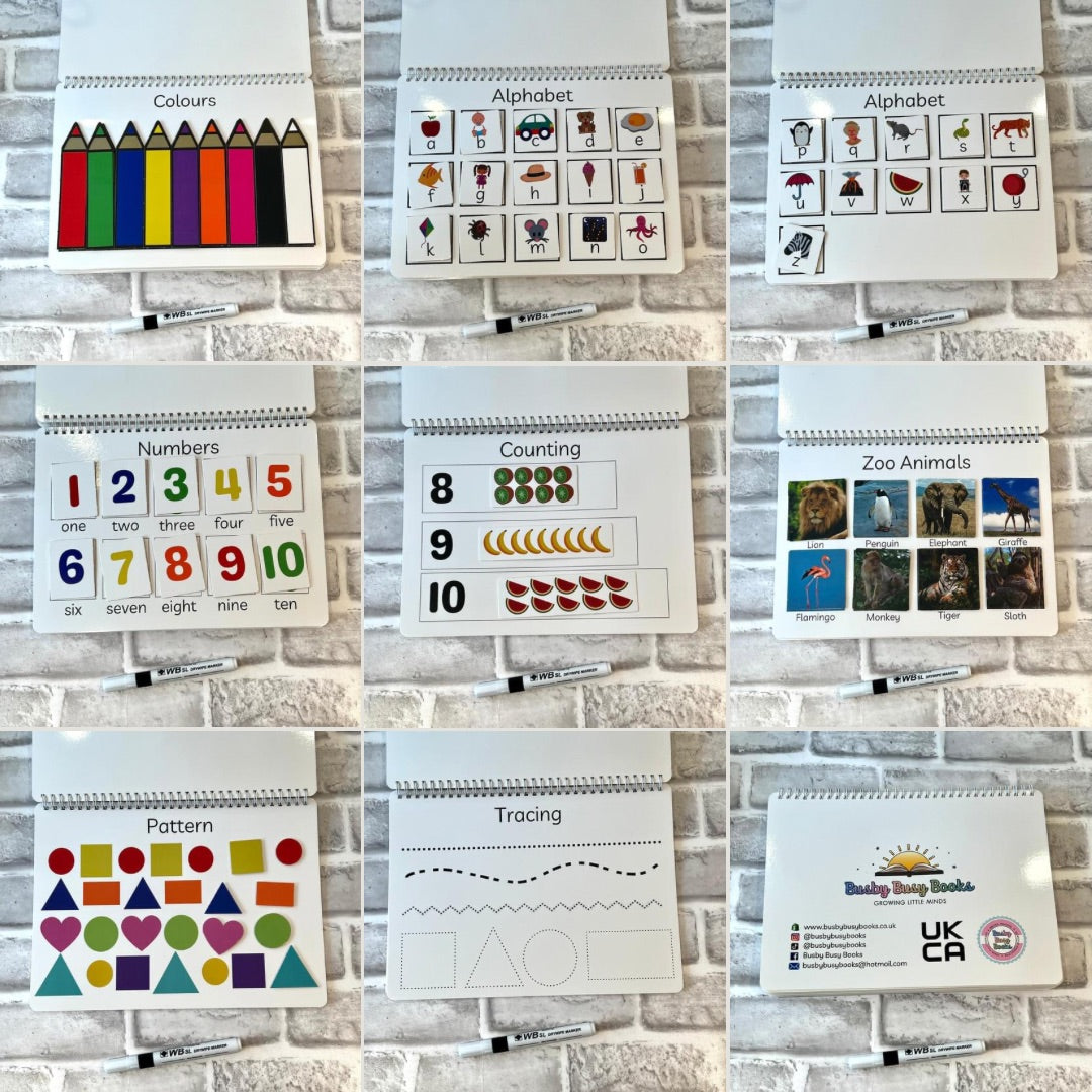 Book 1 - Age 2-4 Years - Toddler Busy Book