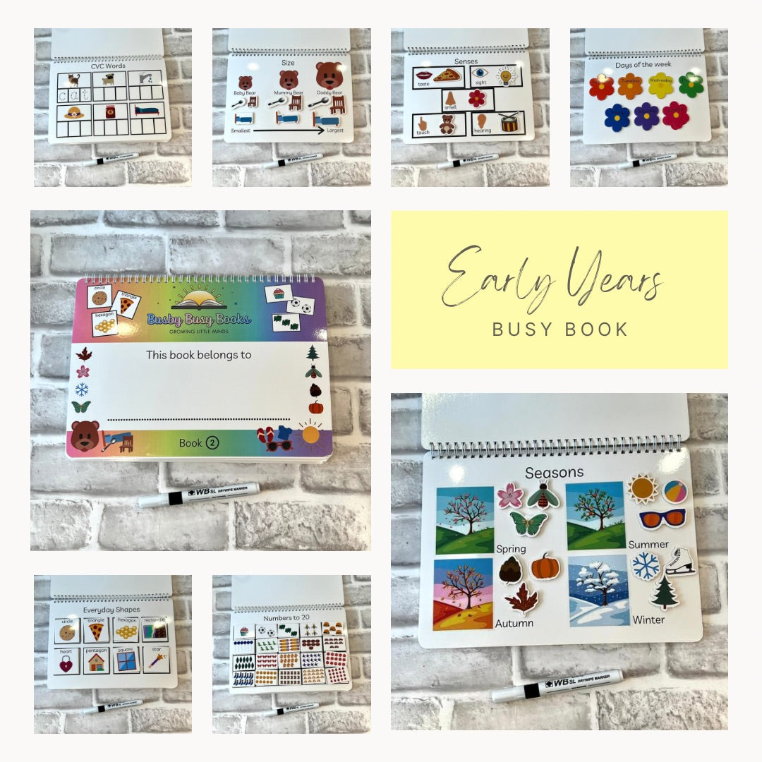 Book 2 - Age 4-6 years - Early Years Busy Book