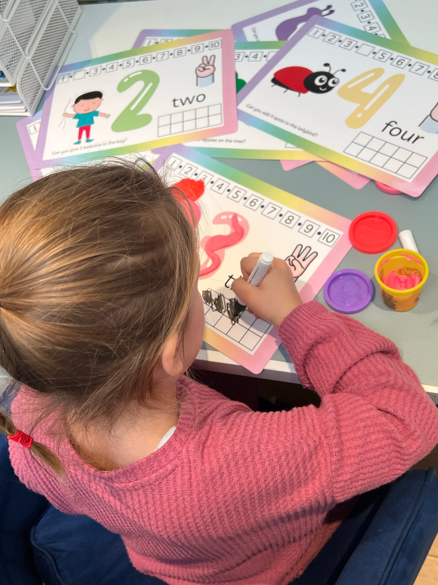 Bundle Playdough Mats - number & alphabet
