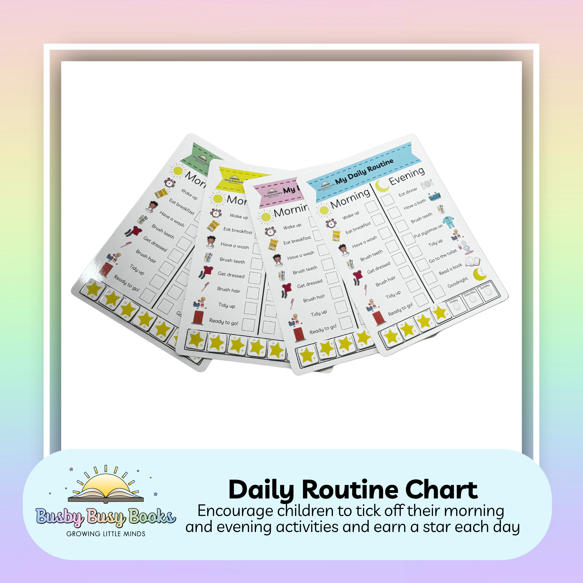 Daily Routine Chart – Busby Busy Books