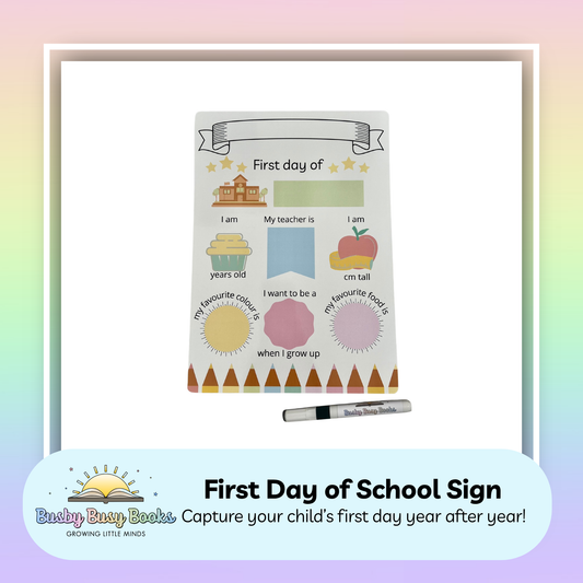 First Day of School Sign