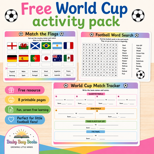 FREE World Cup Activity Pack | 8 Printable Football Activities (PDF Download)