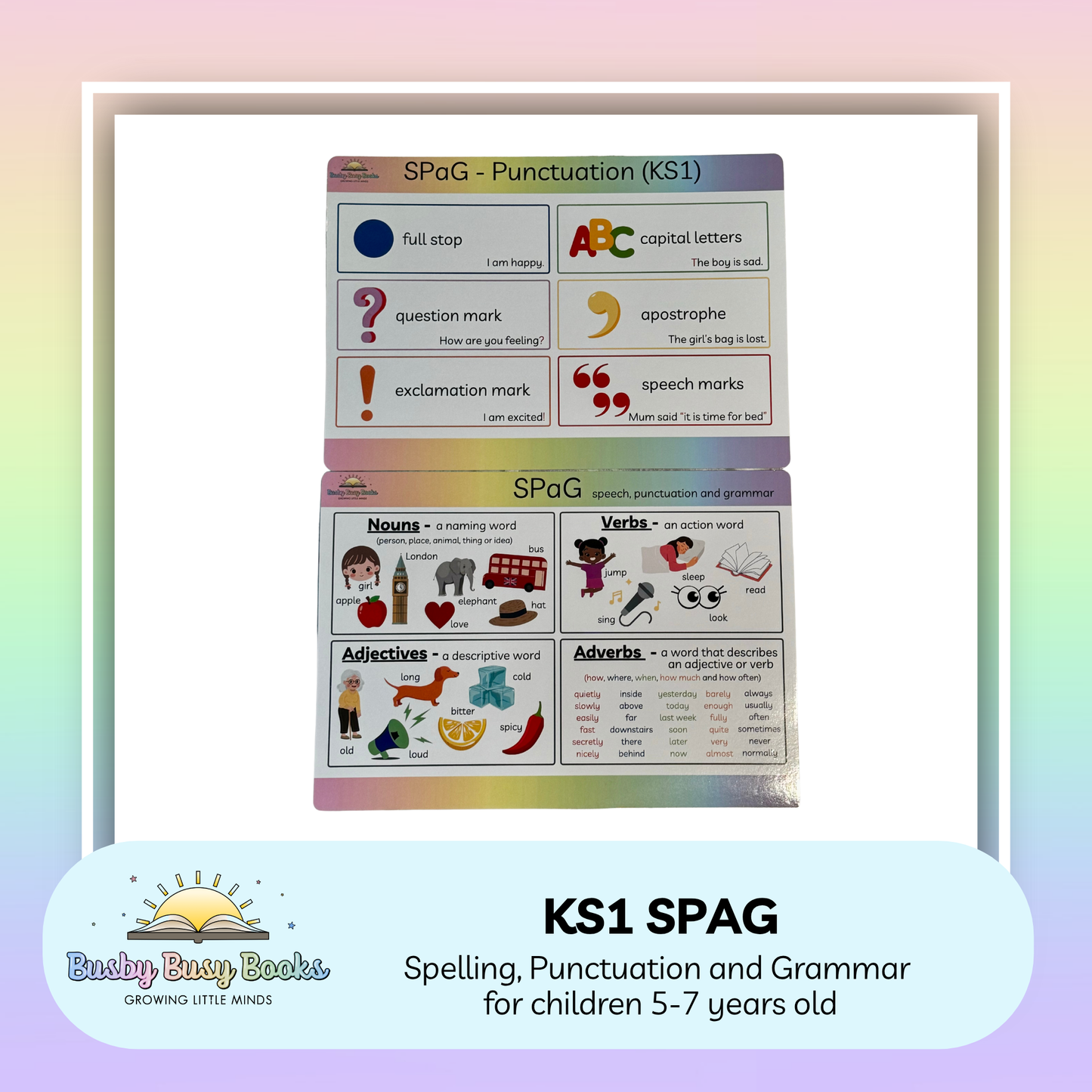Spelling Punctuation & Grammar (SPAG) KS1
