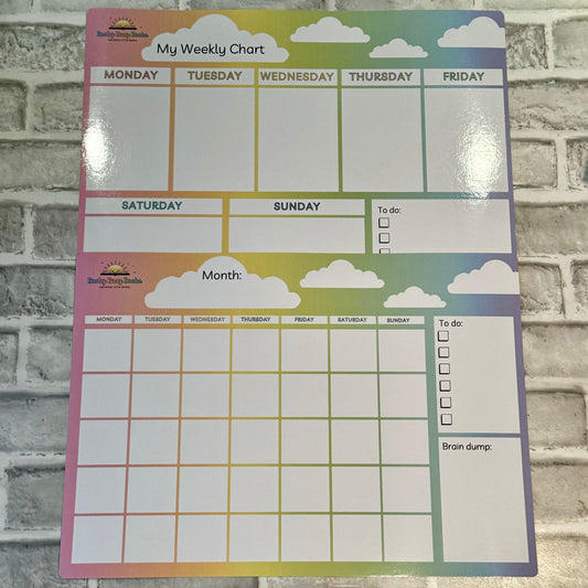 Weekly & Monthly Planner Organisation Chart
