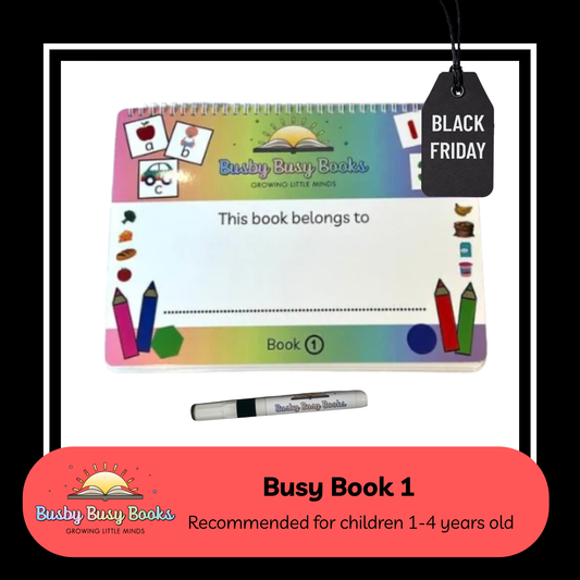 Book 1 - Age 2-4 Years - Toddler Busy Book