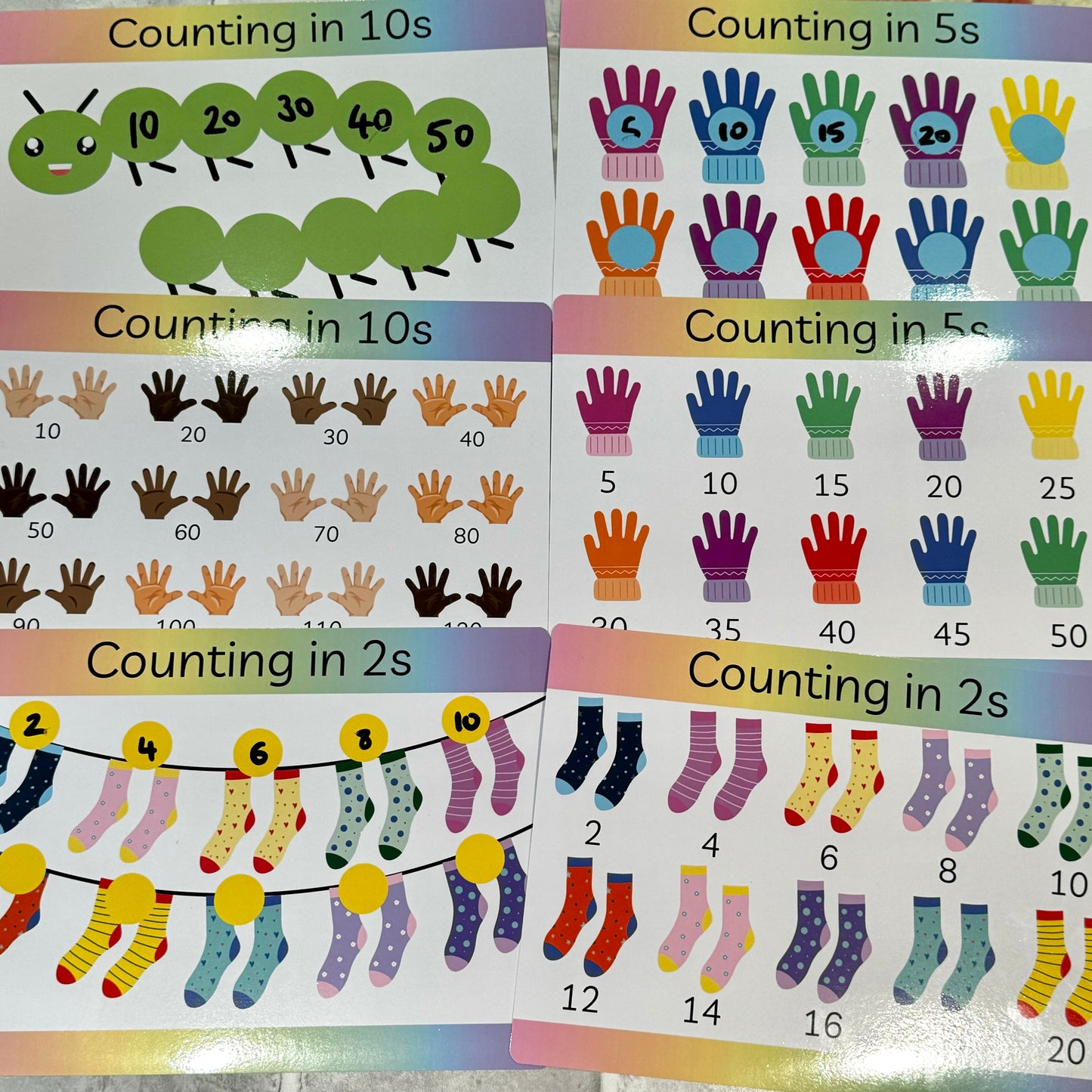 Counting in 2s, 5s and 10s