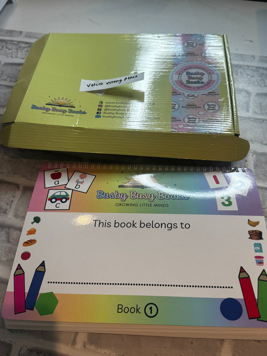 Toddler busy book
