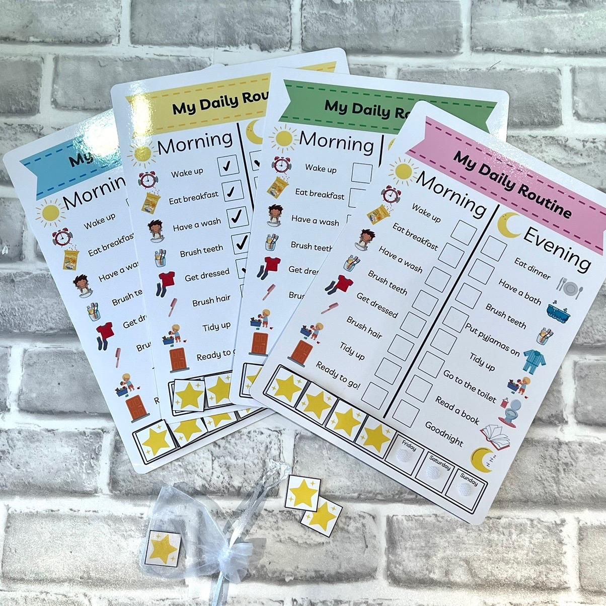 Daily Routine Percentage Chart Daily Routine Chart 1601x1601