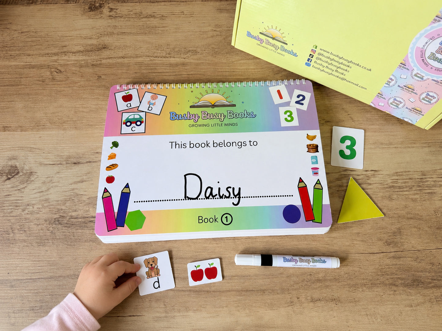 Toddler busy book with reusable velcro activity pages for ages 2-4