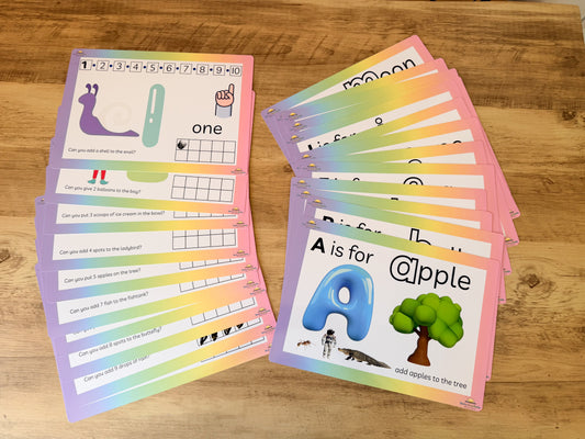 Bundle Playdough Mats - number & alphabet