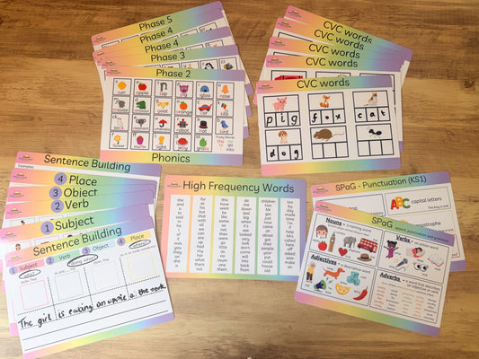 KS1 - English writing phonics bundle - Year 1 - 5-6 years