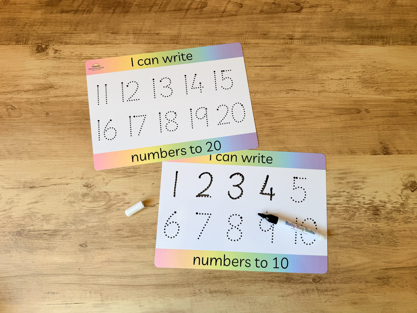 Number formation tracing mat for early maths