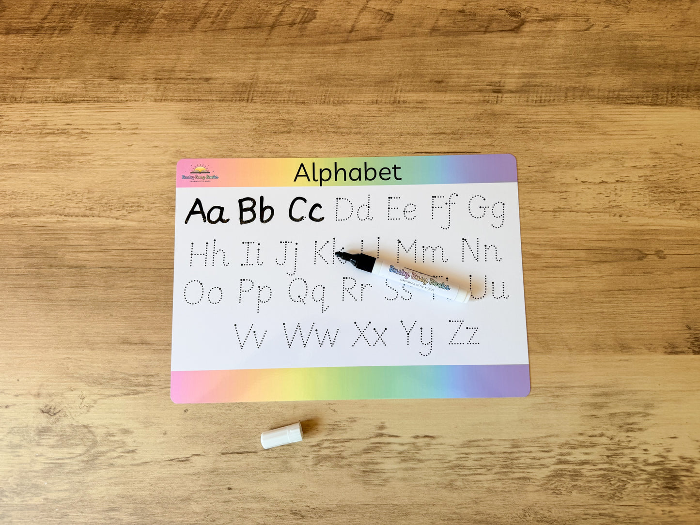 Alphabet tracing mat for letter formation