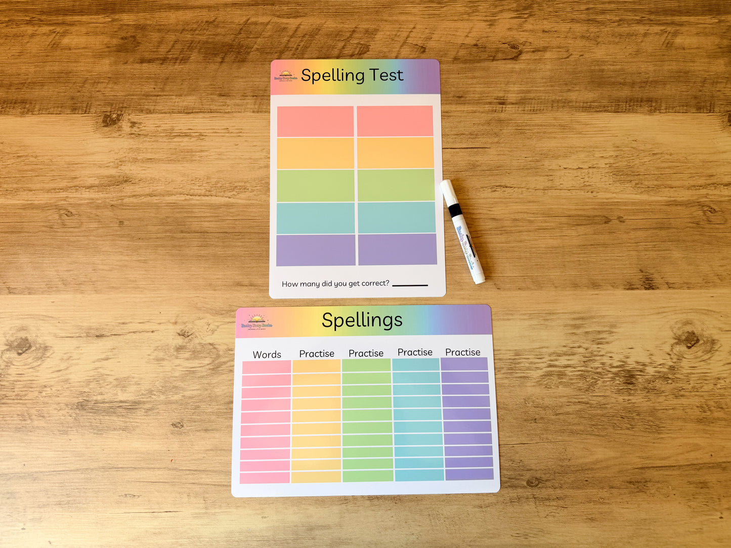 Spelling practice mat for children