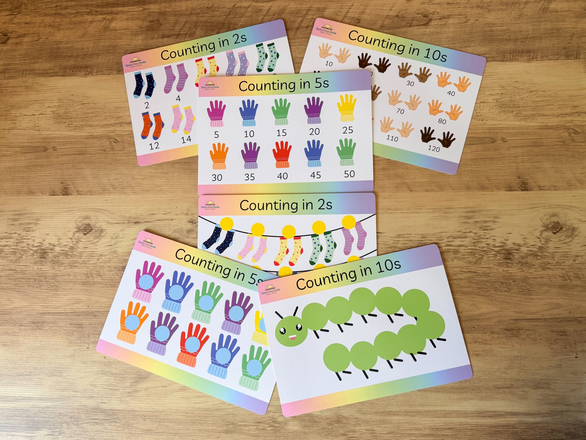 Counting in 2s, 5s and 10s mat for KS1 maths