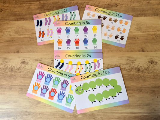 Counting in 2s, 5s and 10s mat for KS1 maths