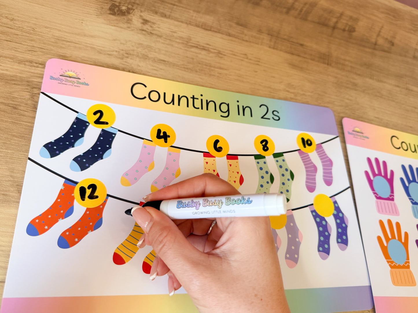 Counting in 2s, 5s and 10s mat for KS1 maths