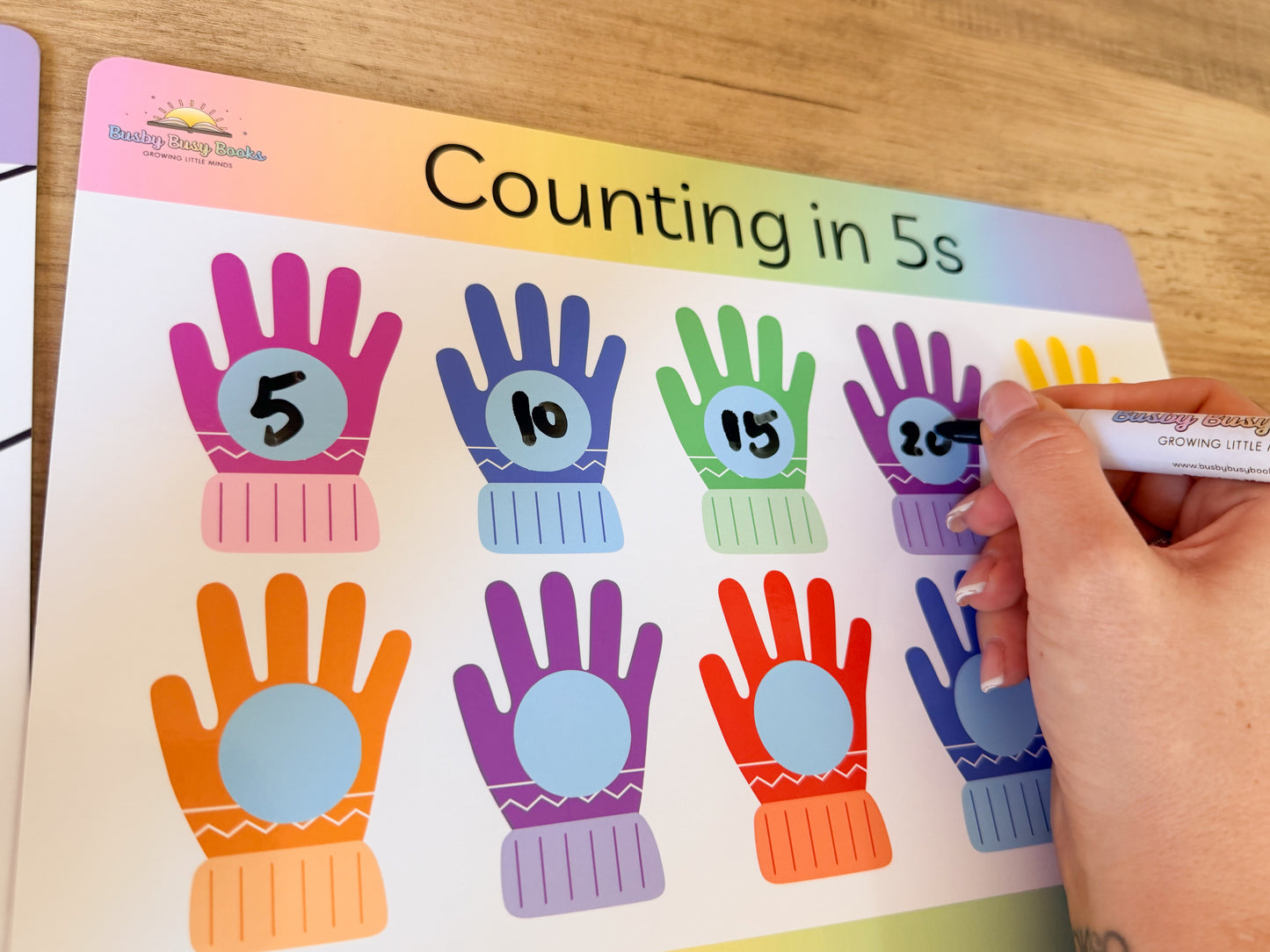 Counting in 2s, 5s and 10s mat for KS1 maths