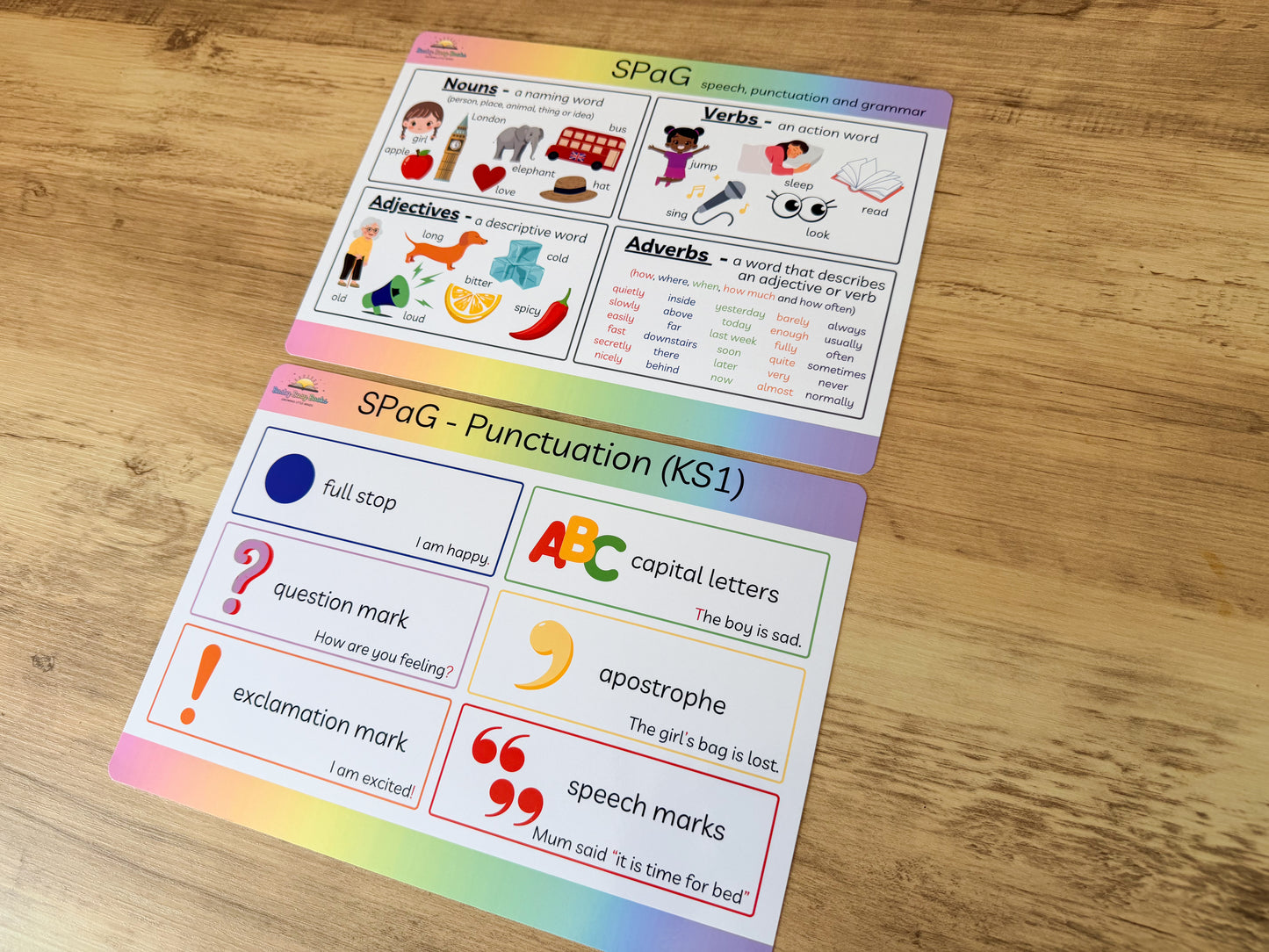 SPAG mat for KS1 grammar and punctuation