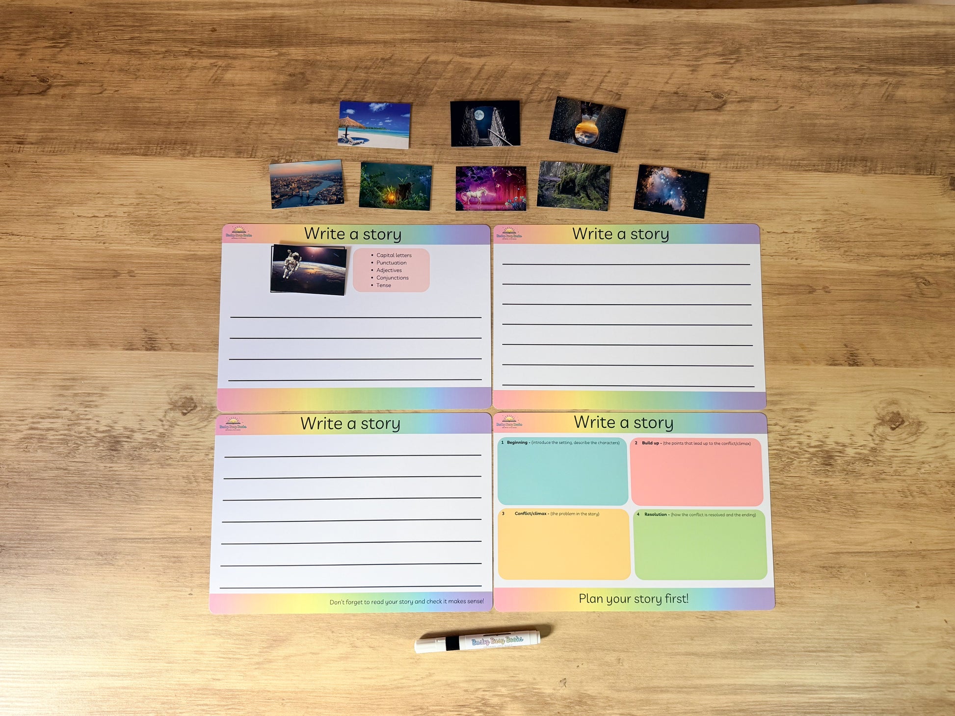 Story writing mat for KS1 and KS2 creative writing