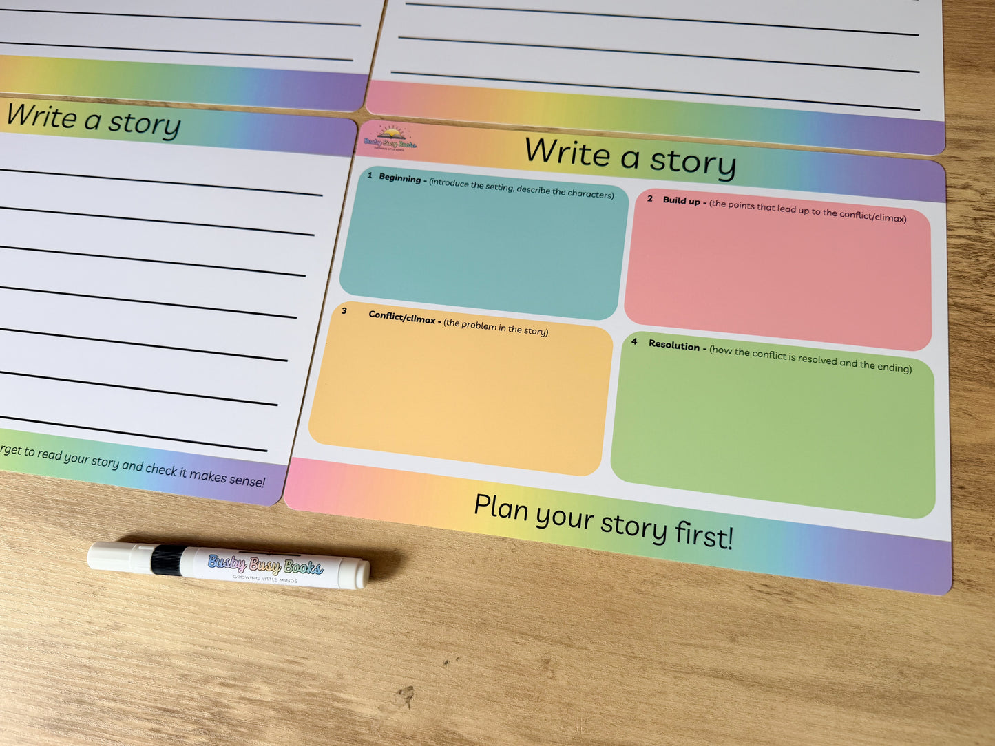Story writing mat for KS1 and KS2 creative writing