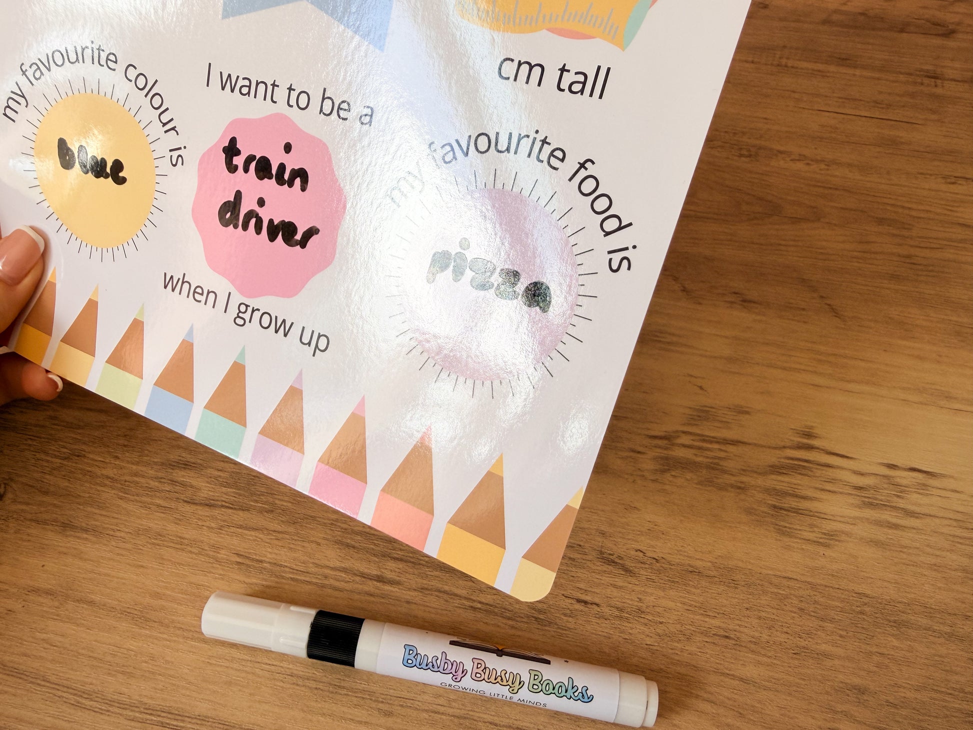 Reusable first day of school sign for children starting reception