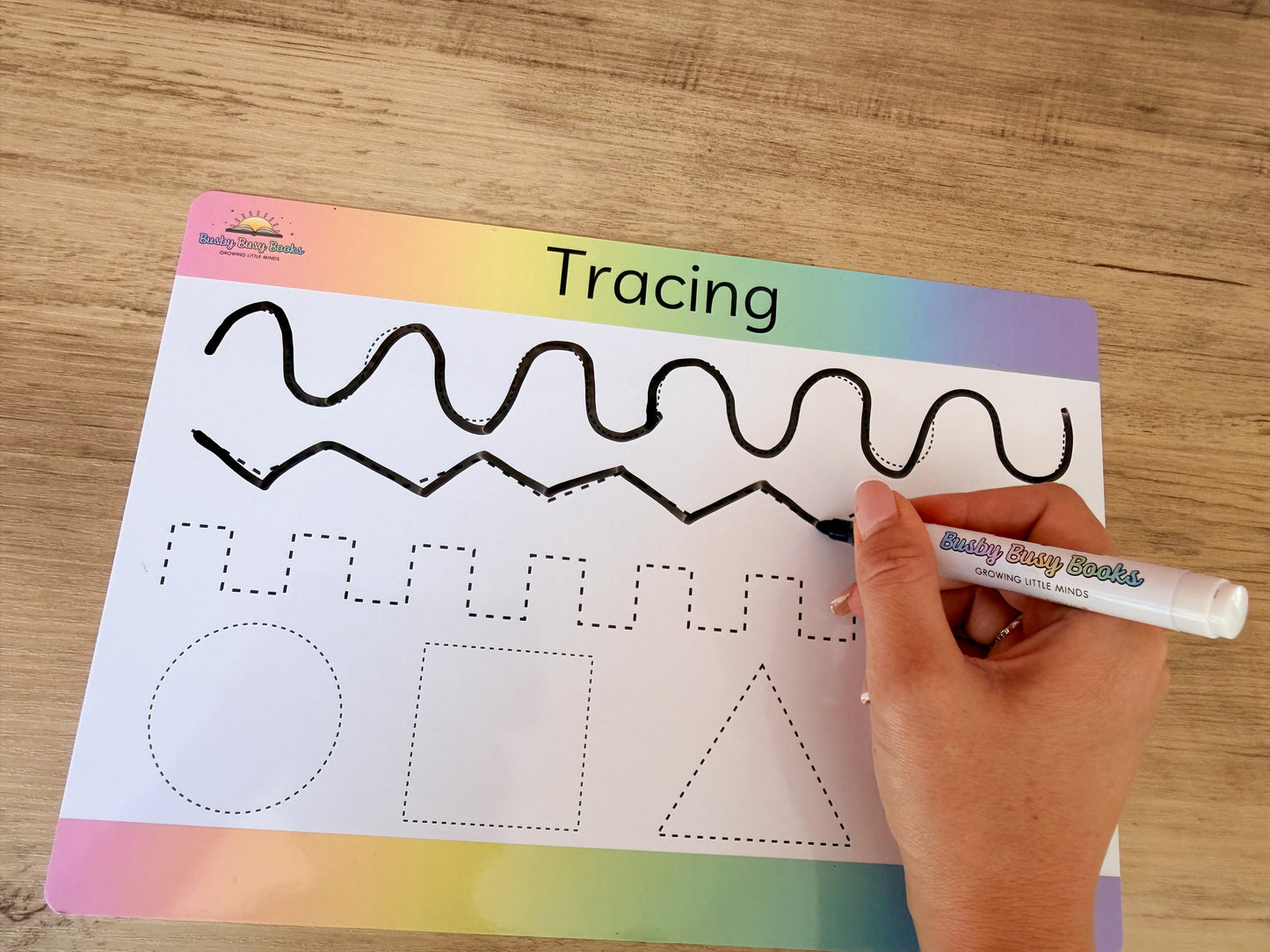 Starting school pack with first day sign and learning mats