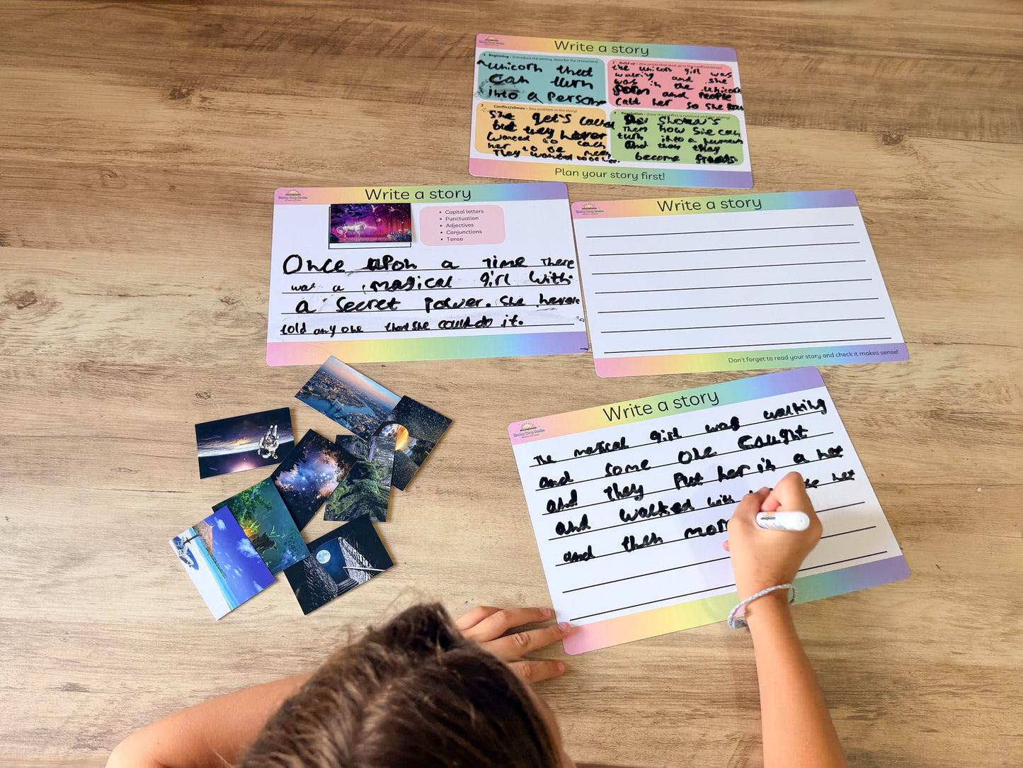 Story writing mat for KS1 and KS2 creative writing