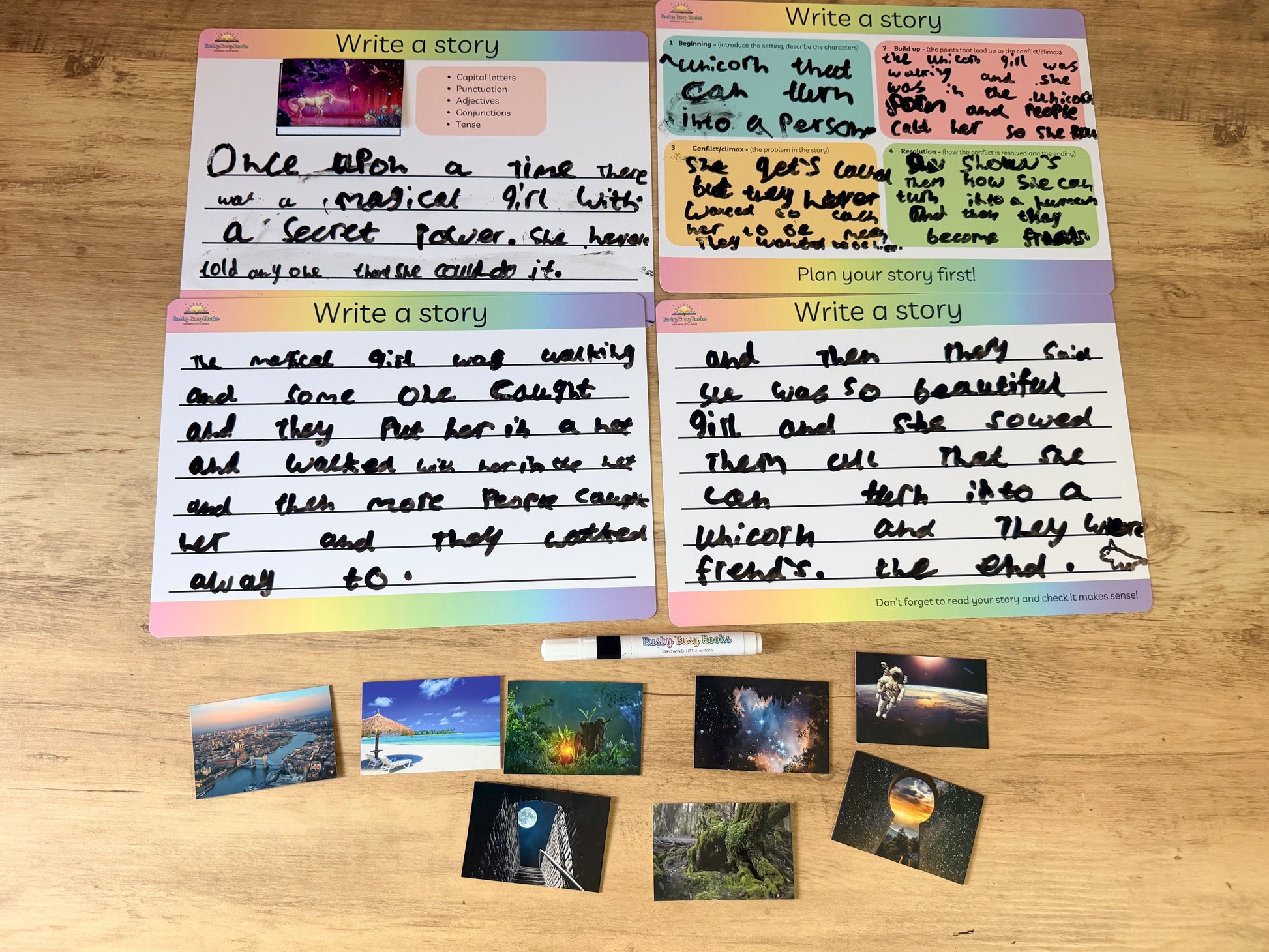 Story writing mat for KS1 and KS2 creative writing