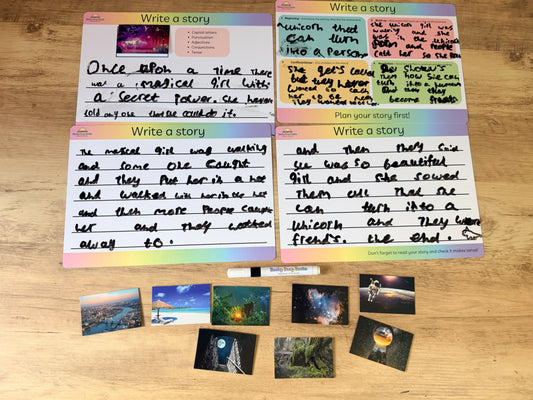 Story writing mat for KS1 and KS2 creative writing