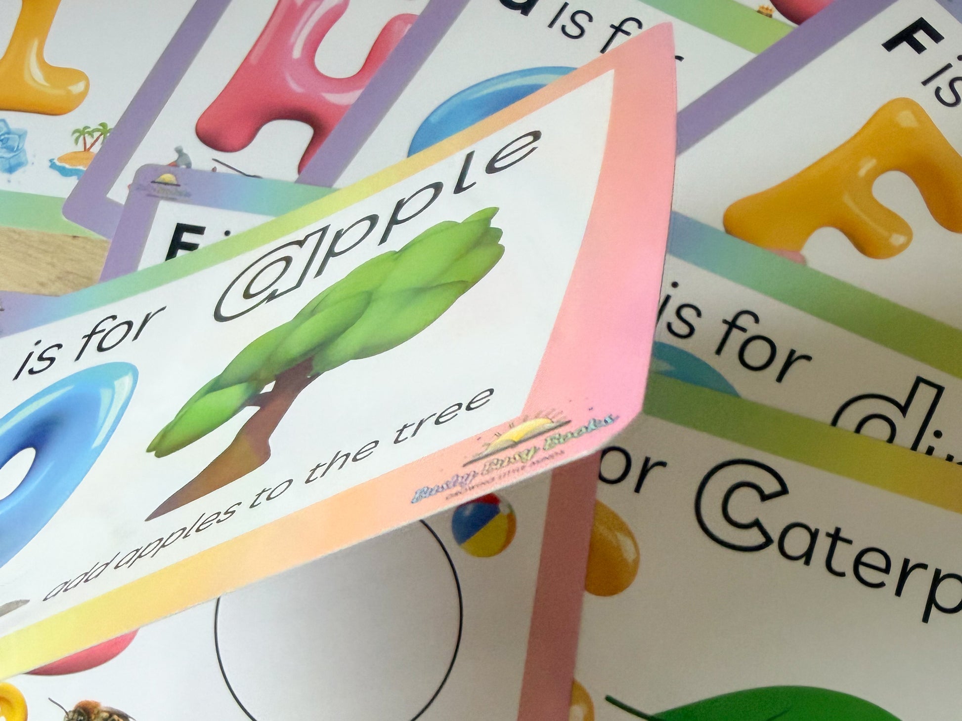 Alphabet playdough mat for letter formation