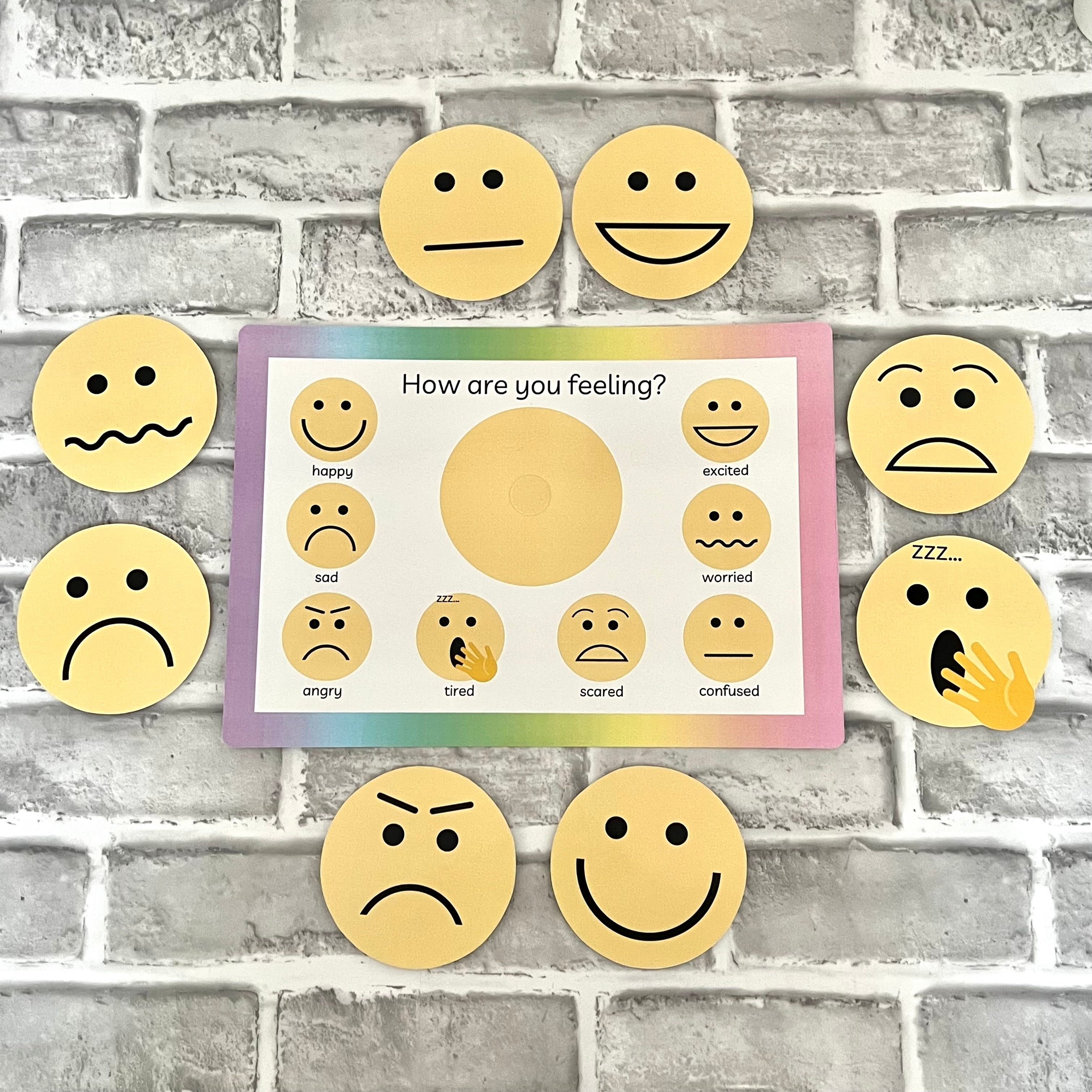 Emotion Mat - velcro – Busby Busy Books